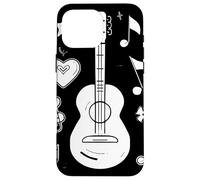 Ukulele Strumento da disegno per liuto Custodia per iPhone 16 Pro Max