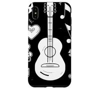 Ukulele Strumento da disegno per liuto Custodia per iPhone XS Max