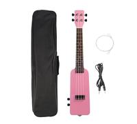 Ukulele Strumento Musicale Kit Ukulele Elettrico Con Corpo In Legno Massello Ukulele Okoume Da 23" Con Borsa Per Il Trasporto Dell'accordatore, Corde Per Cavi Da 3,5 Mm