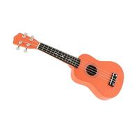 Ukulele Strumento Musicale Mini Ukulele Da 21 Pollici Con Corpo In Tiglio E Tastiera In Palissandro Ukulele Professionale A 4 Corde (Color : Orange)