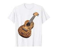 Ukulele Strumento Musicale Motivo Opera D'arte Ukulele Maglietta