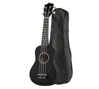Ukulele Strumento Musicale Professionale A Quattro Corde Per Ukulele Soprano In Legno Da 21 Pollici Principianti Adulti(Black)