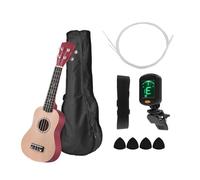 Ukulele Strumento Musicale Ukulele Acustico Da 21 Pollici Con Corpo In Tiglio, Ukulele Con Borsa E Cinturino Per Ukulele, Accordatore Per Plettri (Color : B)