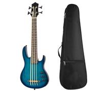 Ukulele Strumento Musicale Ukulele Basso Da 30 Pollici Ukulele Elettrico A 4 Corde Con Collo Passante Con Borsa (Color : Right hand)