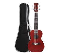 Ukulele Strumento Musicale Ukulele In Mogano Massiccio Da 21/23/26 Pollici Con Borsa Tracolla Per Ukulele Corda In Nylon Accordatore Elettrico E Plettri (Color : 23 inches)