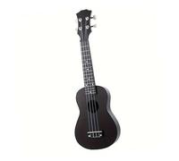 Ukulele Treble Da 21 Pollici Con Suono Premium Per Principianti Ukes con Kits(Black)