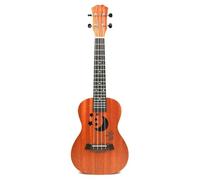 Ukulele Ukulele 21 Pollici Piccola Chitarra 4 Corde Ukulele Acustico Elettrico Ukulele Tenore Sapele Stella Luna Accessori(A)