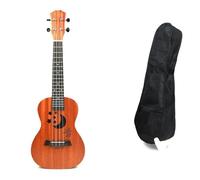 Ukulele Ukulele 21 Pollici Piccola Chitarra 4 Corde Ukulele Acustico Elettrico Ukulele Tenore Sapele Stella Luna Accessori(B)