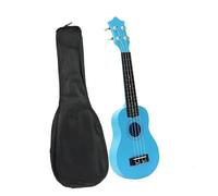 ukulele Ukulele Da 21 Pollici Con Tracolla Per Sintonizzatore In Plastica Con Cinturino Completo Per Strumento Professionale(Blue)