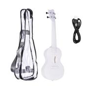 Ukulele Ukulele Da 23 Pollici Con Illuminazione A LED Colorata Corde In Carbonio Custodia Morbida Cavo Di Ricarica USB