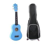Ukulele Ukulele Soprano Professionale Per Principianti Da 21 Pollici 4 Corde Strumenti Musicali Accordatore Plettro Borsa Resistente(Blue)