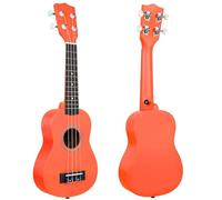 Ukulele Ukulele Tenore 21 Pollici Ukulele Principiante Ukulele Arcobaleno Set Di Corde Con Tracolla In Stoffa Per Borsa Accordatore(Orange)