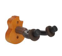 Ukulele Wall Mount Hanger, Wood U Shaped Guitar Wall Mount Stand Guitar Holder Hook Stand Wall Mount for Ukulele Mandolin Banjo (Legno scuro)