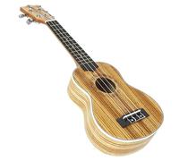ukulele Zebrawood Ukulele Chitarra Hawaiana A 4 Corde Piccola Chitarra Da 21/24/26 Pollici(Ukulele Set,21)