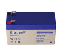 ul1.3 - 12 Ultracell batteria al piombo 12 Volt, 1,3 AH con 2 FASTON 4,8 mm contatti