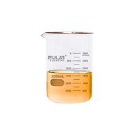 ULAB Vetri Scientifici, Vol. 3000ml, 3.3 Borosilicate Griffin Low Form con Graduazione Stampata, UBG1029