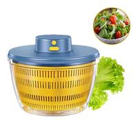 Ulable Centrifuga Automatica per Insalata, USB, Senza Fili, 4000 ml, per Frutta, Verdura, insalatiera, per servire, drenaggio rapido, Aiuto da Cucina in Colori alla Moda, Lunga disponibilità, Blu