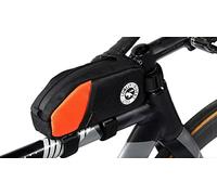 Borsa Telaio Bici Accessori Borsa Bici Telaio Impermeabile 0,9L Portaoggetti Complementi Bici Borsa Telaio MTB Fissaggio Tubo Superiore 18x9x5,5 cm per Attrezzi Ciclismo e Telefono