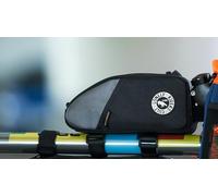 Borsa Telaio Bici Accessori - Borsa Bici Telaio Impermeabile 1,2L Portaoggetti Complementi Bici Borsa Telaio MTB Fissaggio Tubo Superiore 18x9x5,5 cm per Attrezzi Ciclismo