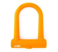 ULAC Brooklyn Featherweight Alloy Bike U-Lock, con sistema di staffa di trasporto per un trasporto versatile (arancione)