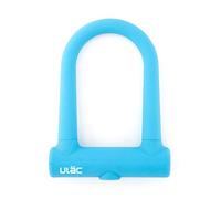 ULAC Brooklyn - Lucchetto a U per bicicletta, peso piuma, con sistema di supporto per trasporto versatile (Sky)