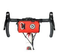 ULAC COURSIER Sprint Neo Porter - Borsa da trasporto per manubrio da 1,5 l, con occhiello frontale per luci e occhiali da sole, tracolla per un facile trasporto (arancione-nero)