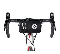 ULAC COURSIER Sprint Neo Porter - Borsa da trasporto per manubrio da 1,5 l, con occhiello frontale per luci e occhiali da sole, tracolla per un facile trasporto (nero-grigio)