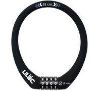 ULAC - Lucchetto a Cavo con Combinazione a 4 Cifre Prague | Protezione e Stile | Fino a 10.000 Combinazioni | Compatto e Leggero | Design in Silicone Stampato