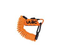 ULAC Piccadilly LTD Lucchetto combinato multiuso con moschettone e cavo per casco, motocicletta, e-scooter, bicicletta, armadietto della palestra, passeggini per bambini, valigie, bagagli, cancello