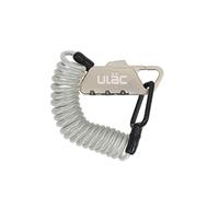 ULAC Piccadilly LTD, mini lucchetto a combinazione con cavo, lucchetto per casco per bici, bicicletta, moto, scooter elettrico; piccolo lucchetto portatile per armadietto della palestra, passeggino