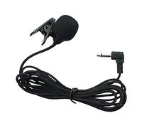 ulafbwur Microfono portatile Microfono da bavero ad alta sensibilità Riduzione del rumore Universale Clear Sound Mini microfono da bavero per intervista Microfono Lavalier