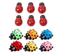 Ulalaza 100pcs Resin Mini Ornament Little Animals Slime Charms Mixed Set Handicrafts Accessories DIY Miniature Scene Layout Micro Home Decoration