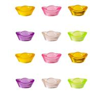 Ulalaza 100pcs Resina Mini Frutta Snacks Slime Charms Set misto Artigianato Accessori fai da te Layout Della Scena in Miniatura Micro Decorazione Della Casa