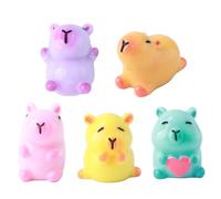 Ulalaza 30pcs Resin Mini Ornament Little Animals Slime Charms Mixed Set Handicrafts Accessories DIY Miniature Scene Layout Micro Home Decoration