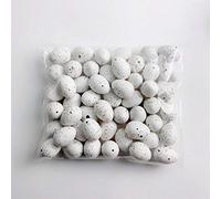 Ulalaza 50 Pezzi Buona Pasqua Decorazione Uova di Pasqua Bunny Rabbit Egg Garland Pendant Desktop Doorplate Decoration DIY Handmade Foam Egg Easter Gift Interior Classroom Party Shop Layout Creativo