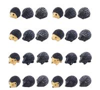 Ulalaza 50pcs Resin Mini Ornament Little Animals Slime Charms Mixed Set Handicrafts Accessories DIY Miniature Scene Layout Micro Home Decoration