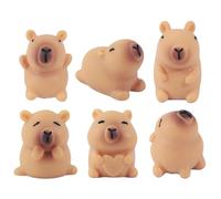 Ulalaza 50pcs Resin Mini Ornament Little Animals Slime Charms Mixed Set Handicrafts Accessories DIY Miniature Scene Layout Micro Home Decoration