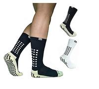 Ulalaza Calzini da calcio con cuscino antisdrucciolo unisex sportivi antiscivolo Trazione antiscivolo per sport di pallacanestro di calcio