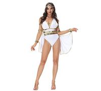 Ulalaza Costume cosplay da donna Cleopatra dea greca antico guerriero romano uniforme vestito per la festa di Halloween