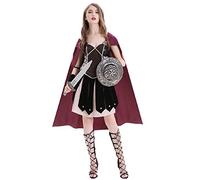 Ulalaza Costume cosplay da donna Cleopatra dea greca antico guerriero romano uniforme vestito per la festa di Halloween