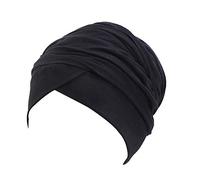 Ulalaza Donna Testa Sciarpa Chemio Cancro Cappello Doppio Dormire Turbane Testa Avvolge Headwear Traceless Bonnet cap Night Cappello