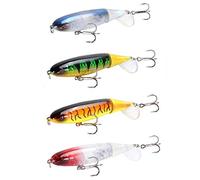 Ulalaza Esche da Pesca realistiche Swimbait con Occhi 3D e Forti acuti Esche rigide da Pesca