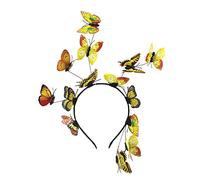 Ulalaza Fascinators da Donna Cappello Fermaglio per Capelli Piuma da Sposa Cappello da Cocktail Derby Chiesa Banchetto per Ragazze