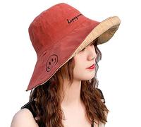 Ulalaza Foldable Packable Adjustable Sun Bucket UV Wide Brim Summer Hat Women Beach Safari Hiking Travel Bonnie