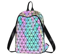 Ulalaza Geometric Luminous Shopping Bag Purs olografica e borse Flash Reflective Crossbody Bag per le donne (1314-4)