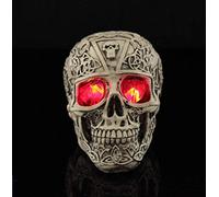 Ulalaza Gifts Decor Grinning Realistico Replica Cranio Umano Statua Casa