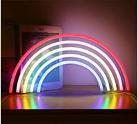 Ulalaza Insegna al Neon LED Luci notturne Arcobaleno USB Funziona con Segno Decorativo Marquee Bar Pub Store Club Garage Home Party Decor
