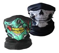 Ulalaza ToBe-U Seamless Multifunzione Maschera di Tubo del Cranio a metà Funzione per Halloween