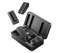 ULANZI A100 Microfono Lavalier per Cellulare e Fotocamera, Mini Microfono USB C, Durata Batteria 13.5H, Microfoni Bluetooth Portatile per Video, Live Streaming, YouTube, TikTok, Vlog, Interviste
