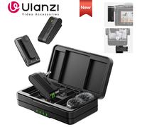 Ulanzi A100 Microfono Smartphone Microfono Lavalier Wireless per iPhone 16 15 Xiaomi Samsung Dji Action 5 4 3 2 OSMO Pocket 3 SONY A100 Type-c port